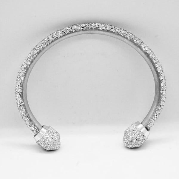 Bracciale Aperto In Alluminio Nodi
