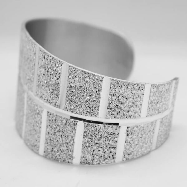 Bracciale In Alluminio Lastra Asimmetrico