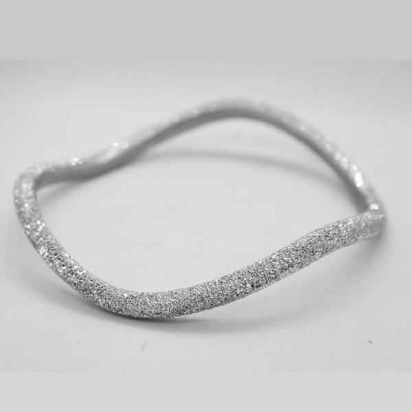 Bracciale In Alluminio Fine Ondulato