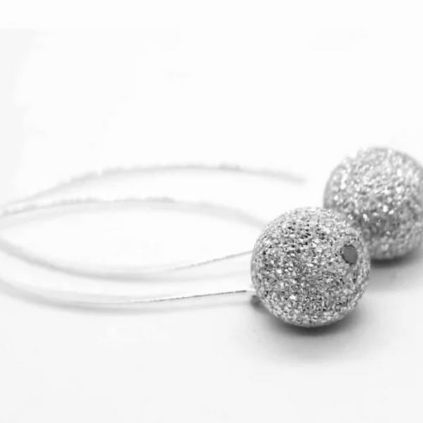 Orecchini in alluminio Sfera Allungati