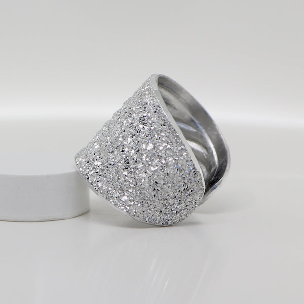 Anello In Alluminio Onde